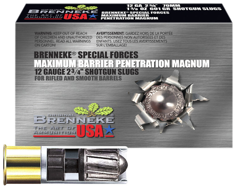 Brenneke SL122MBPM Anti-Terror-Slug  12 Gauge 2.75" 1 3/8 oz Slug Shot 5 Bx/ 40