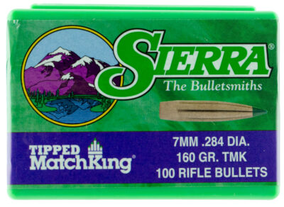 7MM CALIBER TIPPED MATCHKING BULLETS TIPPED MATCHKING 7MM (0.284”) 160GR PTBT 100/BOX