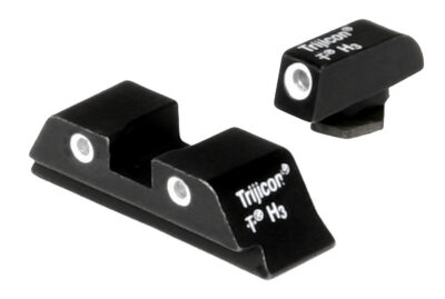 Trijicon 600210 Bright & Tough Night Sights Glock 17, 19-23 3 Dot Green w/White