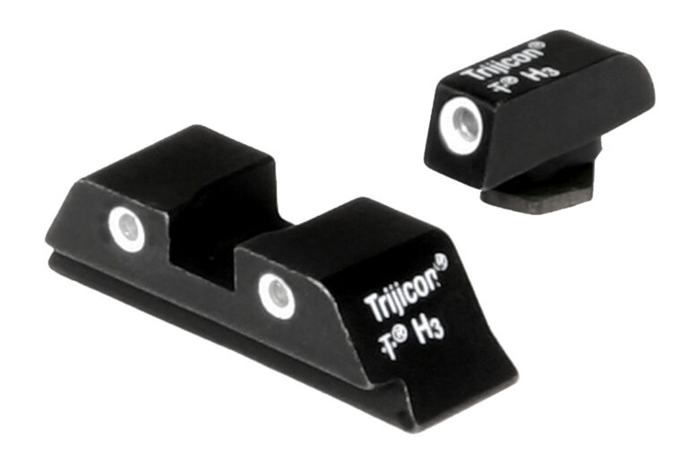 Trijicon 600210 Bright & Tough Night Sights Glock 17, 19-23 3 Dot Green w/White