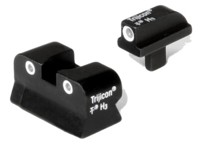 Trijicon 600145 Bright & Tough Night Sights Colt 1911 Tritium Green w/White Outl