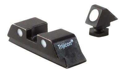 Trijicon 600234 Bright & Tough Night Sights  fits Glock Steel White Front Steel