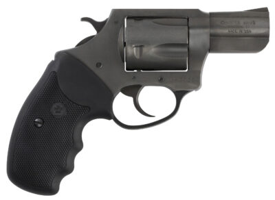 Charter Arms 64020 Pitbull  Large 40 S&W, 5 Shot 2.30″ Black Nitride Steel Barrel, Cylinder & Frame w/Black Finger Grooved Rubber Grip