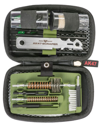 Real Avid AVGCKAK47 Gun Boss Cleaning Kit AK47/Green Weather Proof Ballistic Nylon Caset
