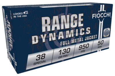FIOCCHI 38 SPECIAL 130GR FMJ 50RD