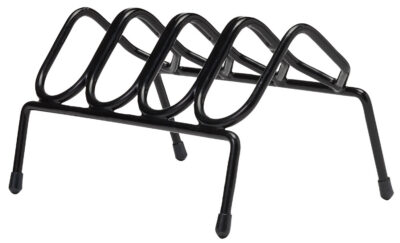 SnapSafe 75820 Pistol Rack  Black PVC Coated Steel Holds 4 Handgun