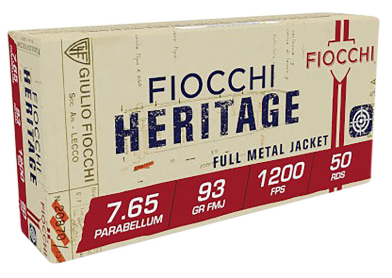 Fiocchi 765A Specialty  30 Luger 93 gr Metal Case (FMJ) 50 Bx/ 20 Cs