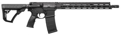 Daniel Defense 0212802081047 DDM4 V7 5.56x45mm NATO 16″ 30+1 Black Hard Coat Anodized 6 Position w/SoftTouch Overmolding Stock
