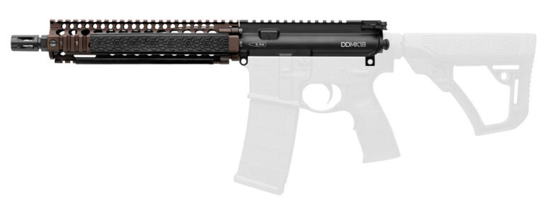Daniel Defense 2300408013011 MK18 Upper Group 5.56x45mm NATO 10.30″ Black Phosphate Barrel, 7075-T6 Aluminum Black Anodized Receiver, Flat Dark Earth DD RISII MK18 Handguard for AR-15