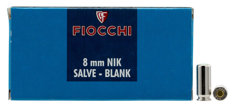 Fiocchi 8MMBLANK Pistol   8mm 50 Bx/ 20 Cs