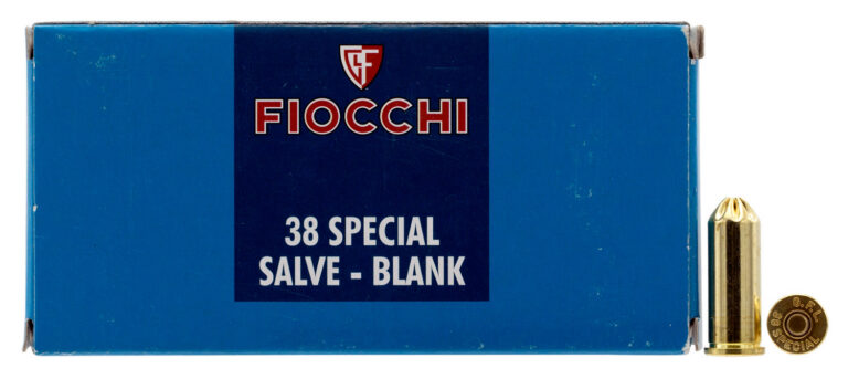 Fiocchi 38BLANK Pistol 38 Rimmed 50 Bx/ 20 Cs