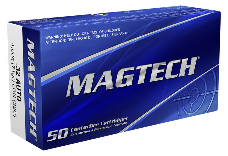 Magtech 32C Range/Training 32 ACP 71 gr Lead Round Nose (LRN) 50 Bx/ 20 Cs