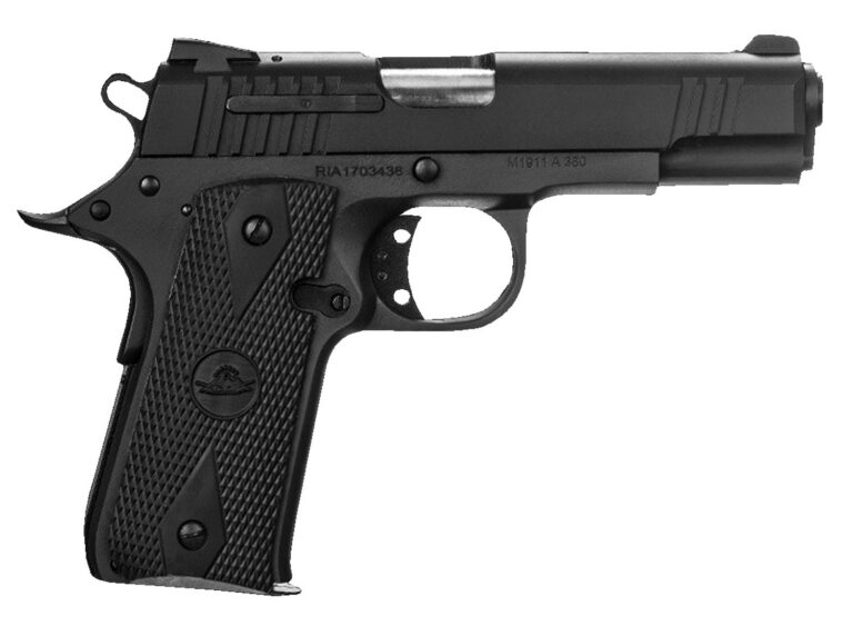 Rock Island 51912 Baby Rock GI Standard CS 380 ACP 3.75" 7+1 Black Parkerized Bl
