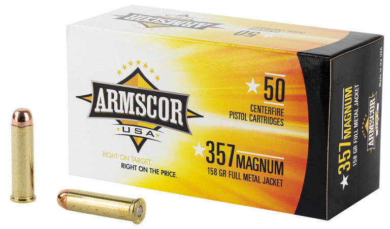 Armscor Precision FAC3576N Pistol  357 Mag 158 gr Full Metal Jacket (FMJ) 50 Bx/ 20 Cs