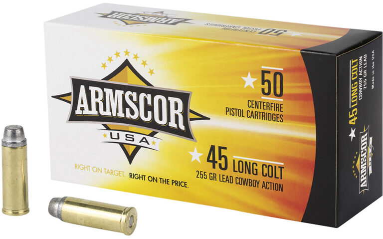Armscor FAC45LC1N USA 45Colt 255gr Lead 50 Per Box/8 Case