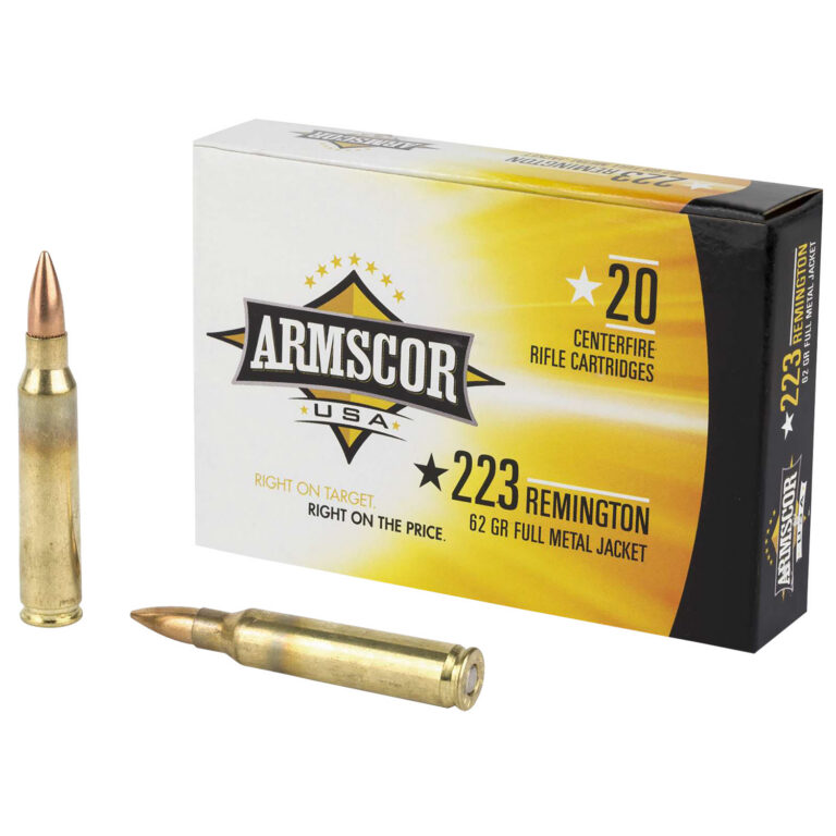 ARMSCOR AMMO 223REM 62GR FMJ 20/50
