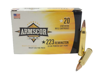 ARMSCOR AMMO 223REM 55GR PSP 20/50