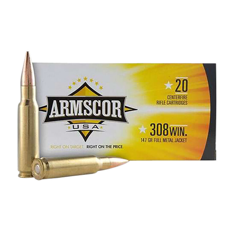 Armscor FAC3081N Rifle 308 Win 147 gr Full Metal Jacket (FMJ) 20 Bx/ 10 Cs