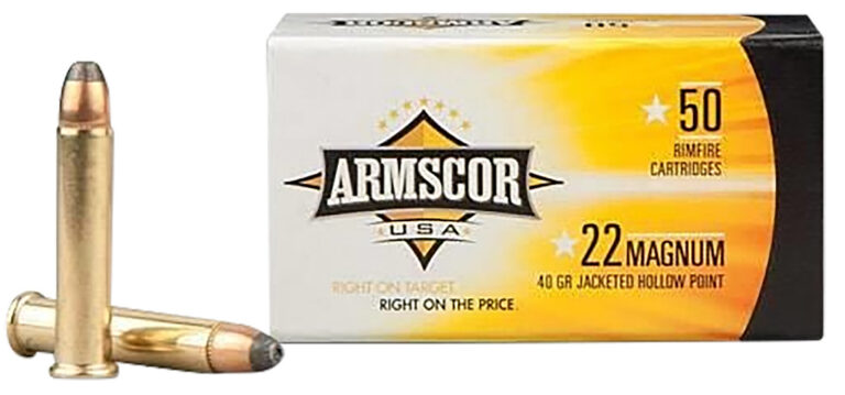 ARMSCOR 22WMR 40GR JHP 50/2000