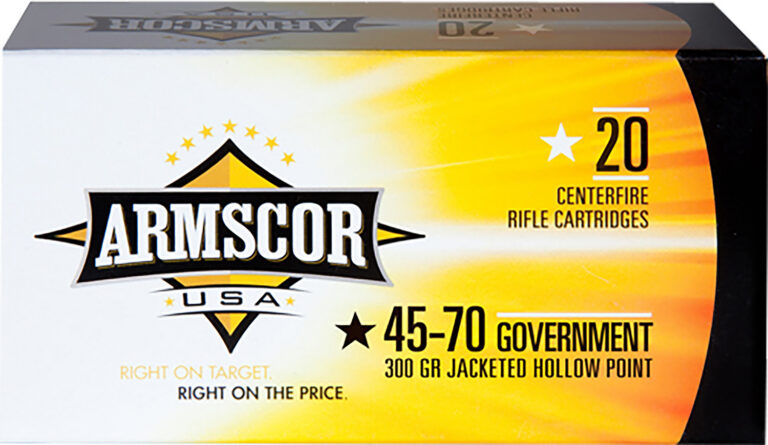 ARMSCOR AMMO 45-70 300GR JHP 20/10