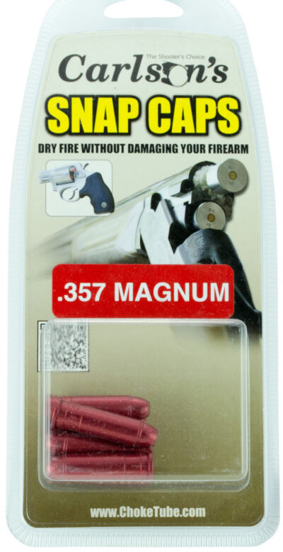 Carlson’s Choke Tubes 00059 Snap Cap Pistol 357Mag 6Pack