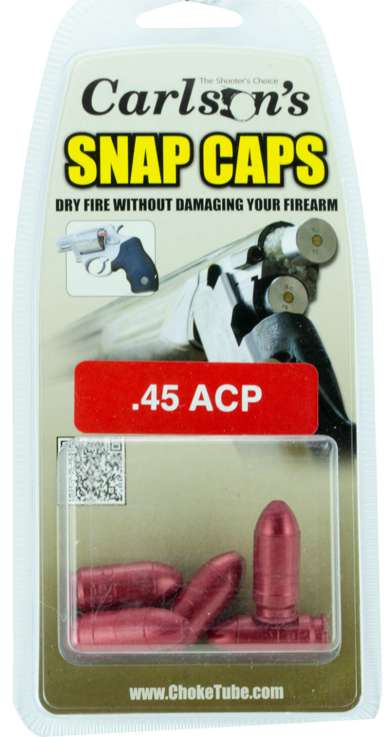 SNAP CAPS FOR PISTOL CARTRIDGES SNAP CAPS 45 ACP ALUMINUM 5/PACK