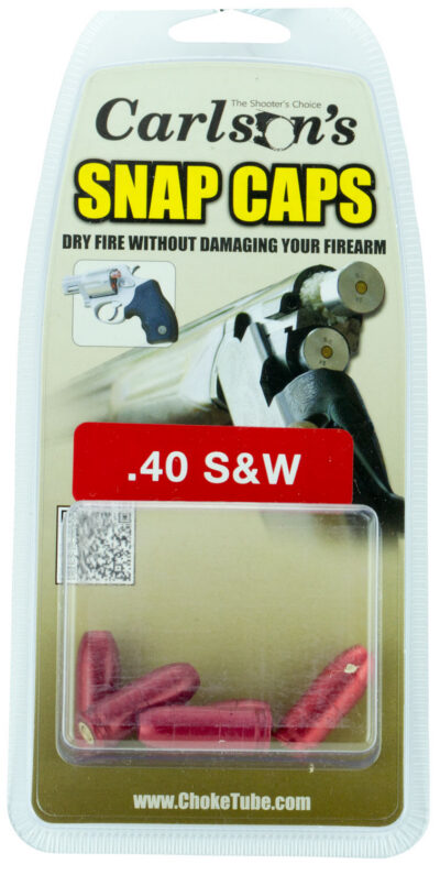 Carlson’s Choke Tubes 00064 Snap Cap Pistol 40S&W 5Pack