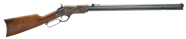 Henry H011IF Original Iron Frame Full Size 44-40 Win 13+1 24.50" Blued Octagon Barrel, Color Case Hardened Steel Receiver, Fancy American Walnut Wood Stock Right Hand