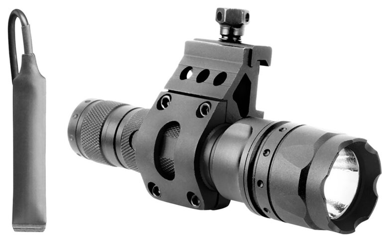 Aim Sports FHD500B Flashlight With Offset Mount 500 Lumens Black