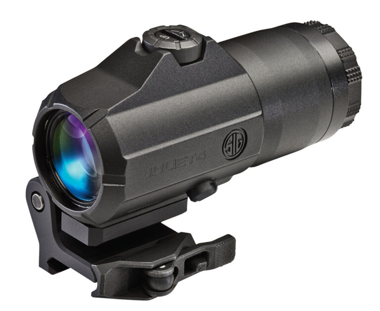 JULIET4 MAGNIFIER 4X24MM POWERCAM QR MOUNT WITH SPACERS BLACK