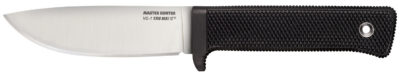 Cold Steel 36JSK Master Hunter  4.50″ Fixed Plain Drop Point VG-1 San Mai III Blade/Black Kray-Ex Handle