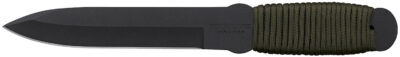 Cold Steel 80TFTC True Flight Thrower 6.75″ Fixed Spear Point Plain Black 1055 Carbon Steel Blade/Paracord Wrap OD Handle