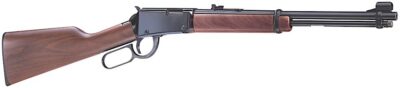 Henry H001 Classic  22 Short, 22 Long or 22 LR Caliber with 15LR/17L/21Short Capacity, 18.50″ Barrel, Black Metal Finish & American Walnut Stock Right Hand (Full Size)