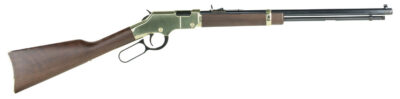 Henry H004 Golden Boy  22 LR Caliber with 16 LR/21 Short Capacity, 20″ Octagon Barrel, Brasslite Metal Finish & American Walnut Stock Right Hand