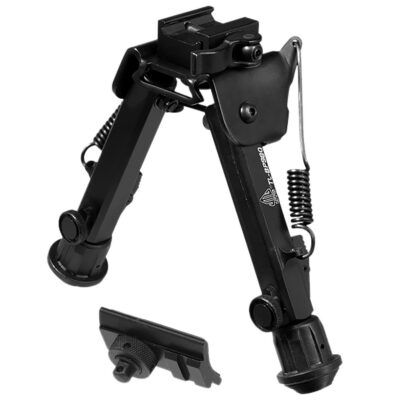 UTG SPR DTY BIPOD W/QD LVR MNT 6″-8″