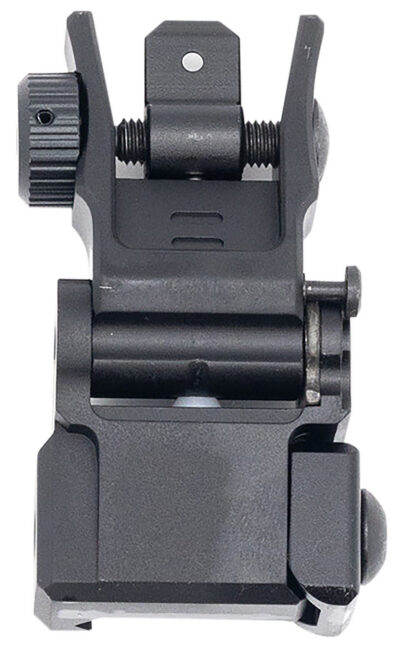 UTG AR15 Low Profile Flip-up Rear Sight with Dual Aiming Aperture