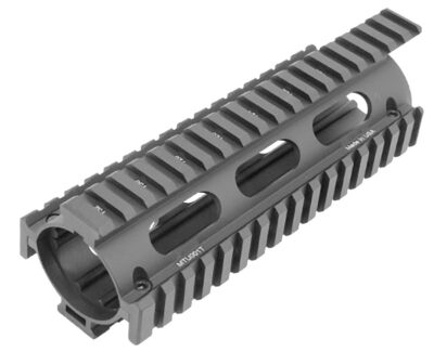 UTG Pro MTU001T AR15 Drop in Quad Rail with Extension Carbine Aluminum Black Ano