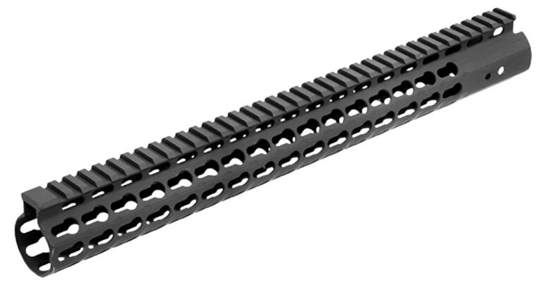 UTG Pro MTU019SSK AR15 Super Slim Keymod Rifle 6061-T6 Aluminum Black Hard Coat