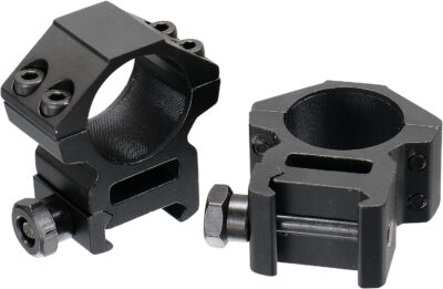 UTG RGWM25M4 Accushot Scope Rings  Black Anodized 1″ Medium