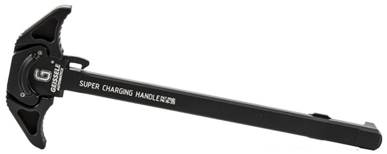 Geissele Automatics 05476B Super AR-10 Black Black Hardcoat Anodized 7075-T6 Aluminum Ambidextrous Hand