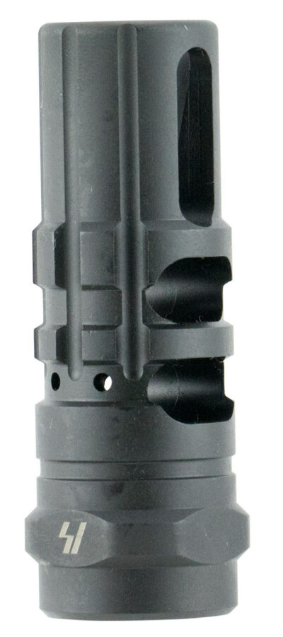 Strike Industries JCOMP2308 JComp Gen 2 Black Steel w/ 5/8″-24 tpi Threads 2.55″ OAL 0.87″ Diameter 0.34″ Diameter 308 Win 7.62x51mm NATO Fits AR-Platform