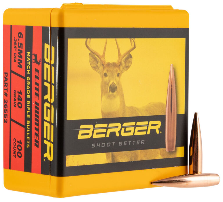 ELITE HUNTER 6.5MM (0.264'') BOAT TAIL BULLETS 6.5MM (0.264'') 140GR HYBRID BOAT TAIL 100/BOX