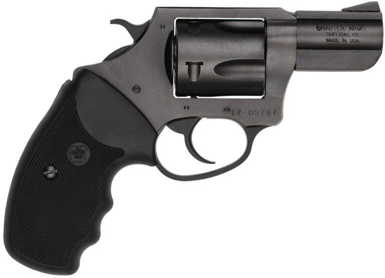 Charter Arms 13520 Mag Pug  Large 357 Mag, 5 Shot 2.20" Black Ported Steel Barrel, Black Steel Cylinder & Frame w/Black Finger Grooved Rubber Grip