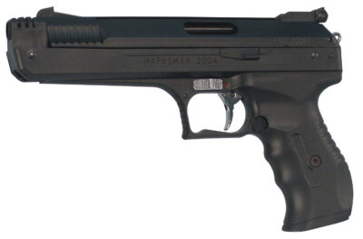 Beeman 2004 P17 Deluxe Air 177 Pellet 4.50″ Polymer Frame Frame Black Finger Grooved Rubber Grips