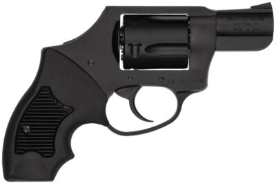 Charter Arms 13811 Undercover Lite Small 38 Special, 5 Shot 2″ Black Steel Barrel & Cylinder, Black Passivate Aluminum Frame w/Black Finger Grooved Rubber Grip, Concealed Hammer