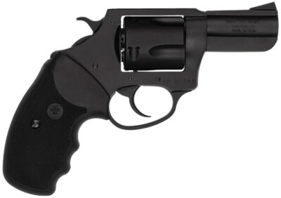 Charter Arms 14420 Bulldog  Large Frame 44 S&W Spl 5 Shot 2.50″ Black Stainless Steel Barrel, Cylinder & Frame, Black Finger Grooved Rubber Grip, Exposed Hammer