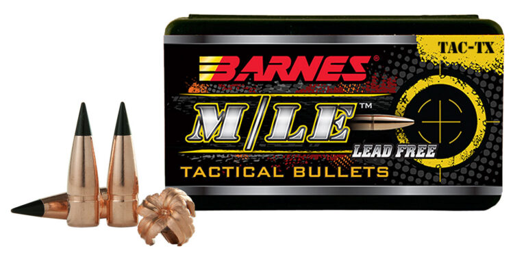 BARNES M/LE TAC-TX 30 CALIBER (0.308'') BULLETS TAC-TX 30 CAL (0.308'') M/LE BOAT TAIL 120GR 50/BOX