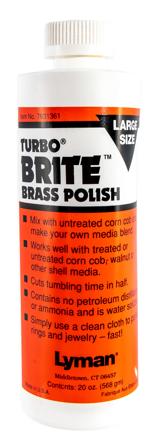 TURBO BRITE BRASS POLISH 20 OZ. LYMAN TURBO BRITE BRASS POLISH 20 OZ.