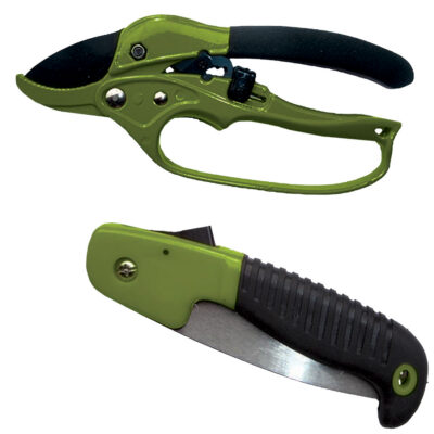 HME HCP2 Hunter’s Combo Pack 7″ Folding Saw Polymer Black with Shears