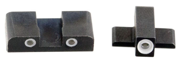 AmeriGlo SG161 Classic Tritium Sight Set for Sig Sauer  Green Tritium White Outline Front Sight-Green Tritium White Outline Rear Sight